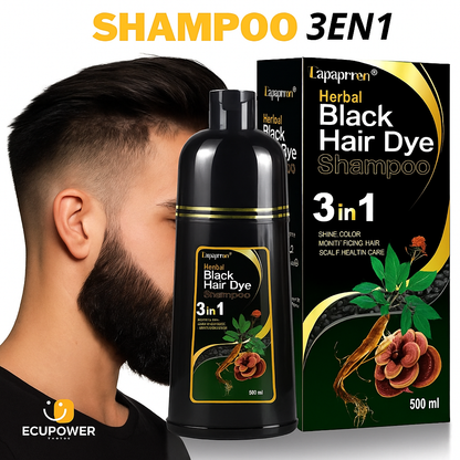 BlackBoss™ Shampoo cubre canas negro