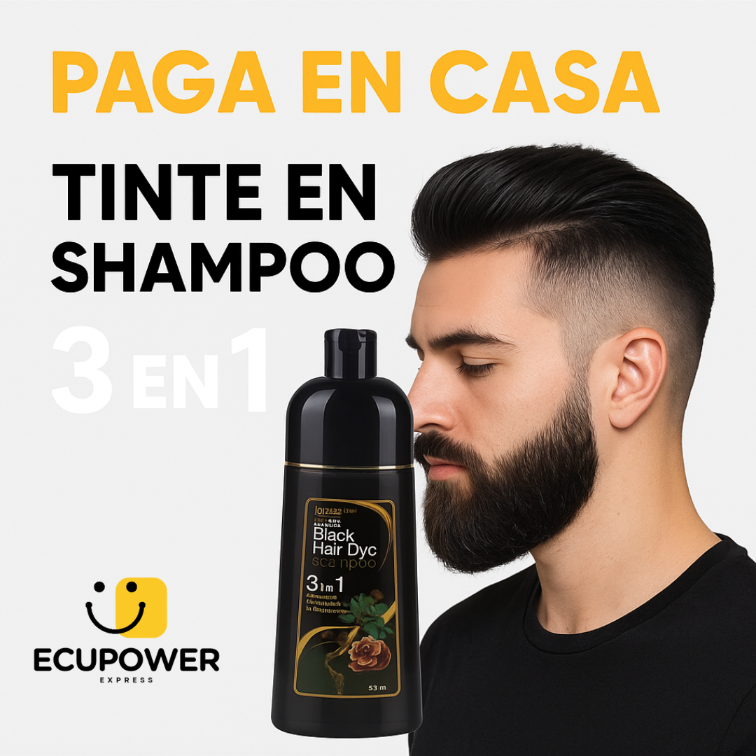 BlackBoss™ Shampoo cubre canas negro